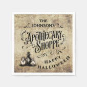 Aangepast Fijne Halloween  Servet (Voorkant)