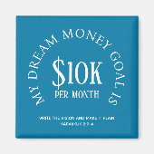 Aangepast financieel doel magneet (Voorkant)