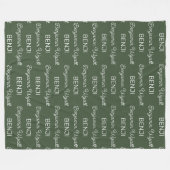 Aangepast Fleece Deken (Voorkant (Horizontaal))