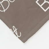 Aangepast Fleece Deken (Hoek)