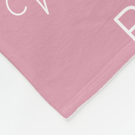 Aangepast Fleece Deken (Hoek)