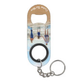 Aangepast flesje Sleutelhanger flesopening foto's Mini Flessenopener (Achterkant)