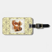 Aangepast flessenpatroon voor fotocrème bagagelabel (Voorkant horizontaal)