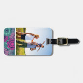 Aangepast flessenpatroon voor foto's bagagelabel (Voorkant horizontaal)