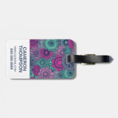 Aangepast flessenpatroon voor foto's bagagelabel (Achterkant horizontaal)