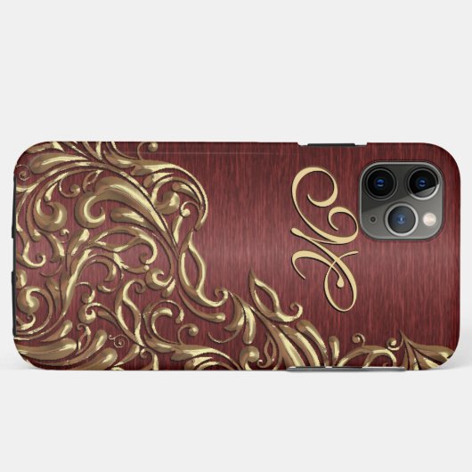 Aangepast flessenpatroon voor heerlijk goud Case-Mate iPhone case (Achterkant (horizontaal))