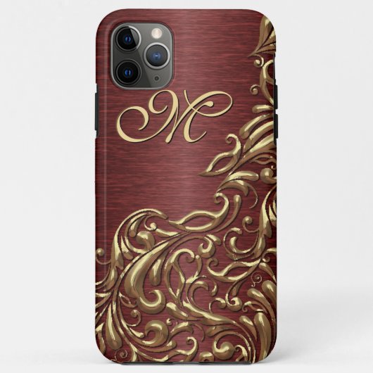 Aangepast flessenpatroon voor heerlijk goud Case-Mate iPhone case (Achterkant)
