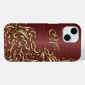 Aangepast flessenpatroon voor heerlijk goud Case-Mate iPhone case (Achterkant (horizontaal))