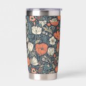 Aangepast flessenpatroon voor monogram geïsoleerde drinkbeker (Links)