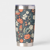 Aangepast flessenpatroon voor monogram geïsoleerde drinkbeker (Achterkant)