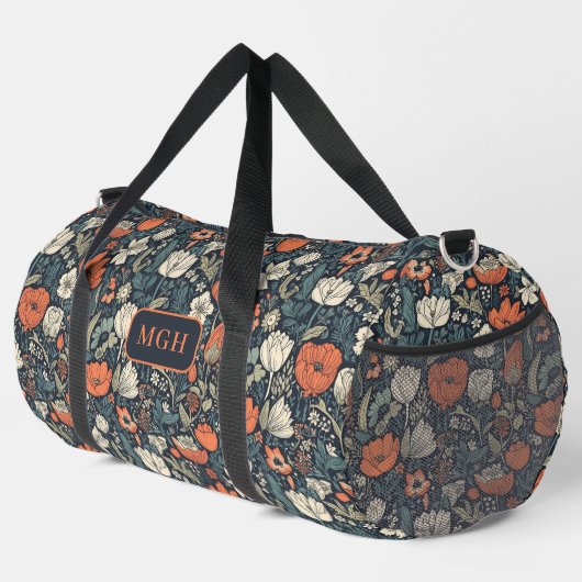 Aangepast flessenpatroon voor monogram plunjezak (Rechterhoek)
