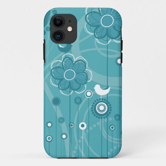 Aangepast Floral iPhone 5 Hoesje (Achterkant)