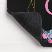 Aangepast Floral Lijst Muismat (Hoek)