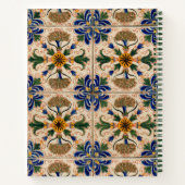 Aangepast  Floral Pattern-patroon voor de Middella Notitieboek (Achterkant)