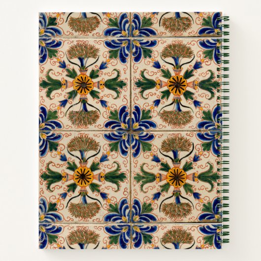 Aangepast  Floral Pattern-patroon voor de Middella Notitieboek (Achterkant)