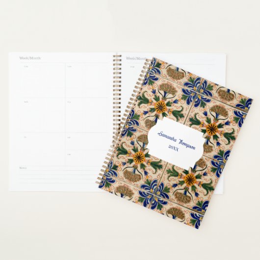 Aangepast  Floral Pattern-patroon voor de Middella Planner (Display)