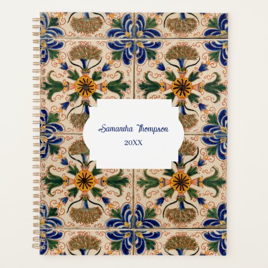 Aangepast Floral Pattern-patroon voor de Middella Planner (Voorkant)