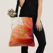 Aangepast: Floral Whirl gepersonaliseerd Tas (Dichtbij)