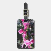 Aangepast floreel label, personaliseren bagagelabel (Voorkant verticaal)