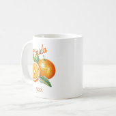 Aangepast Florida Sinaasappel Koffiemok (Voorkant links)