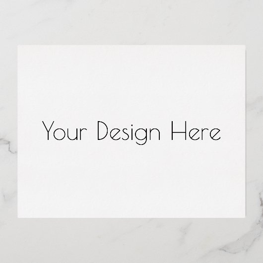 Aangepast Folie Feestdagen Briefkaart (Voorkant)