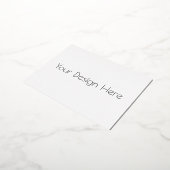 Aangepast Folie Feestdagen Briefkaart (Gedraaid)