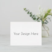 Aangepast Folie Feestdagen Briefkaart (Staand Voorkant)