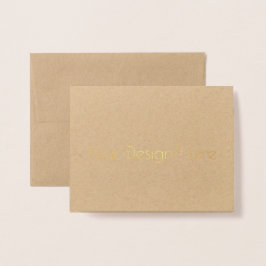 Aangepast Folie Kaarten