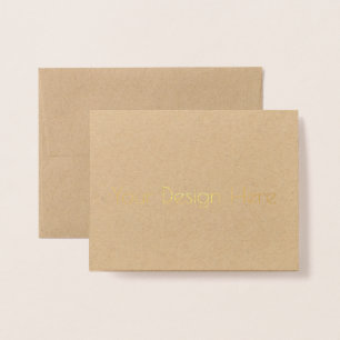 Aangepast Folie Kaarten