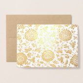 Aangepast Folie Kaarten (Voorkant met envelop)