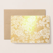 Aangepast Folie Kaarten (Voorkant met envelop)