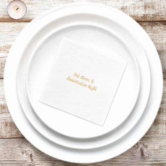 Aangepast folie servetten (Insitu)