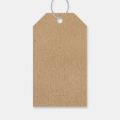 Aangepast foliepatroon voor bruinktpapier voor bru cadeaulabel (Achterkant)