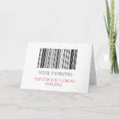 Aangepast FONDS Dertig (30e) of elke geboortedag Kaart (Voorkant)