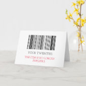 Aangepast FONDS Dertig (30e) of elke geboortedag Kaart (Gele Bloem)