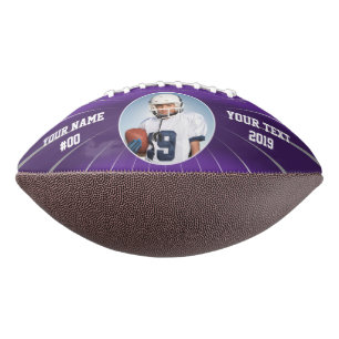 Aangepast Football afdrukken Paarse