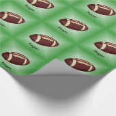 Aangepast football cadeaupapier (Hoek)