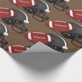 Aangepast Football Cadeaupapier