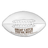 Aangepast Football Garter Toss (Voorkant)