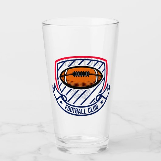 Aangepast Football Glas (Voorkant)