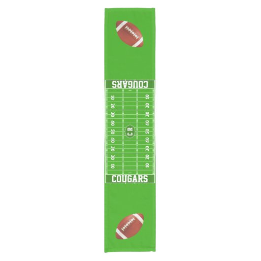 Aangepast Football Korte Tafelloper (Voorkant)