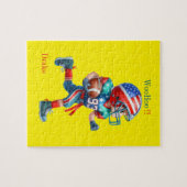 Aangepast football legpuzzel (Horizontaal)