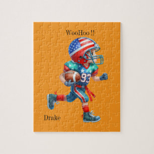 Aangepast football legpuzzel