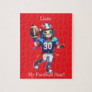 Aangepast football legpuzzel