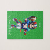 Aangepast football legpuzzel (Horizontaal)