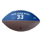 Aangepast Football met naam, nummer, team en foto (Gedraaid 270)