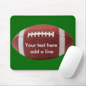 Aangepast Football Mousepad Muismat (Met muis)