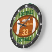 Aangepast Football naam en nummer Grote Klok (Hoek)
