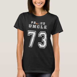 Aangepast Football oom nummer 73 aangepast T-shirt