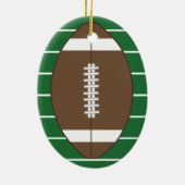 Aangepast Football Ornament (Achterkant)